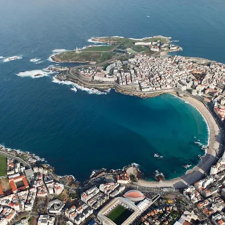Centro Y Playa A Coruña